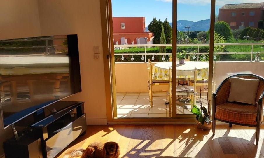 Chambre Lit 2 Personnes Dans Appartement Du Logeur Мандельё-ла-Напуль Экстерьер фото